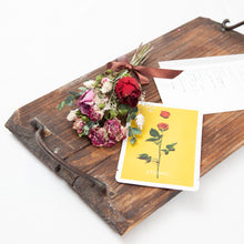 画像をギャラリービューアに読み込む, 【言葉と薔薇の贈り物】ROSE&LETTER(ドライフラワー)