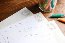 Load image into Gallery viewer, 【手紙の月一定期便】Calendar Letter 三ヶ月セット