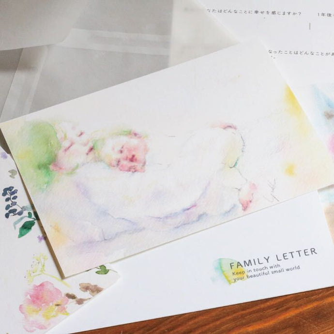 ママパパ向けの未来へ贈れるお手紙「FAMILY LETTER」を発売！