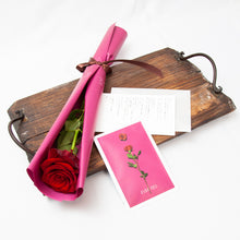 Load image into Gallery viewer, 【言葉と薔薇の贈り物】ROSE&amp;LETTER(生花)

